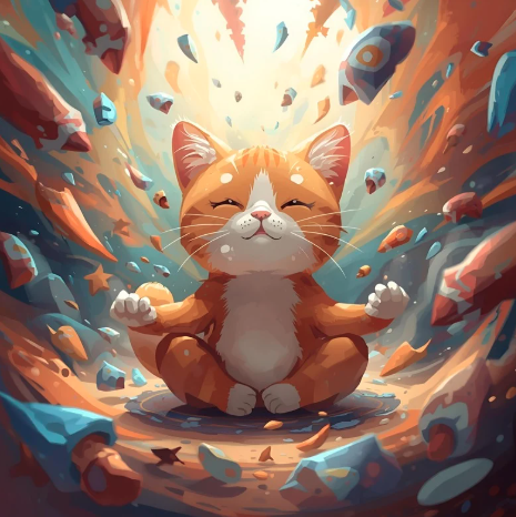 reste serein au milieu du chaos